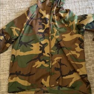 Camo windbreaker